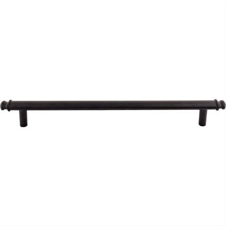 Top Knobs TK3058BLK TK3058 Julian 12" Center to Center Cabinet Pull / Appliance Pull Flat Black