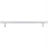Top Knobs TK3058PC TK3058 Julian 12" Center to Center Cabinet Pull / Appliance Pull Polished Chrome
