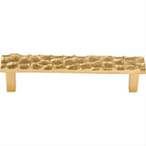 Top Knobs TK305BR TK305 Cobblestone 5 1/16" Center to Center Bar Pull Polished Brass