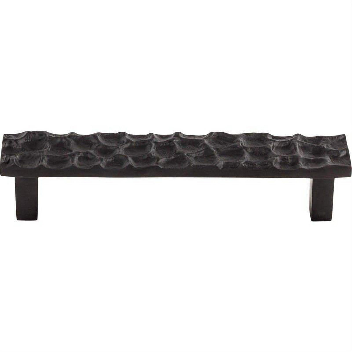 Top Knobs TK305CB TK305 Cobblestone 5 1/16" Center to Center Bar Pull Coal Black