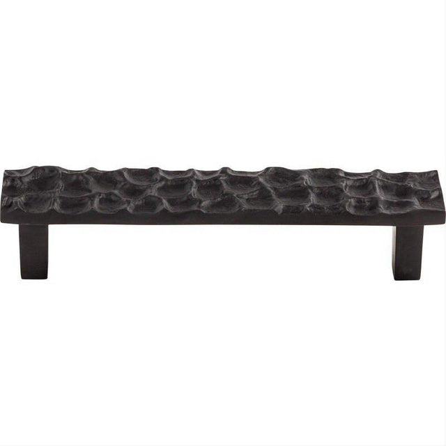 Top Knobs TK305CB TK305 Cobblestone 5 1/16" Center to Center Bar Pull Coal Black