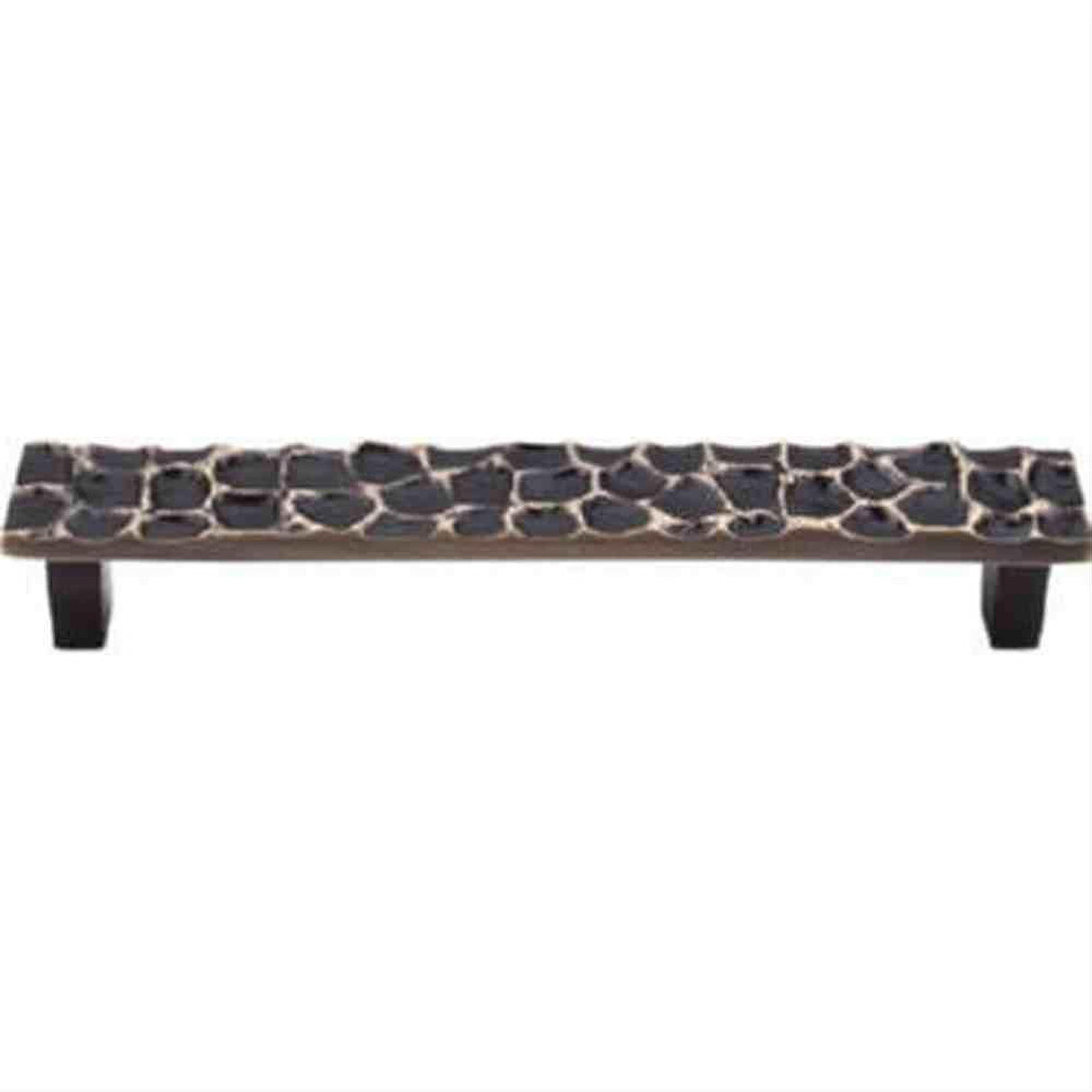 Top Knobs TK306BA TK306 Cobblestone Cabinet Pull 6-5/16" Center to Center Brass Antique