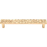 Top Knobs TK306BR TK306 Cobblestone Cabinet Pull 6-5/16" Center to Center Polished Brass