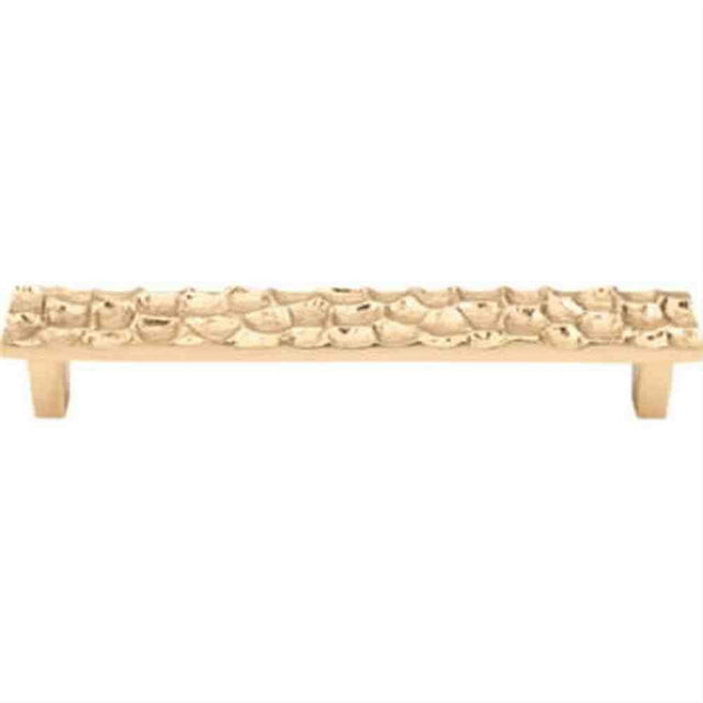 Top Knobs TK306BR TK306 Cobblestone Cabinet Pull 6-5/16" Center to Center Polished Brass
