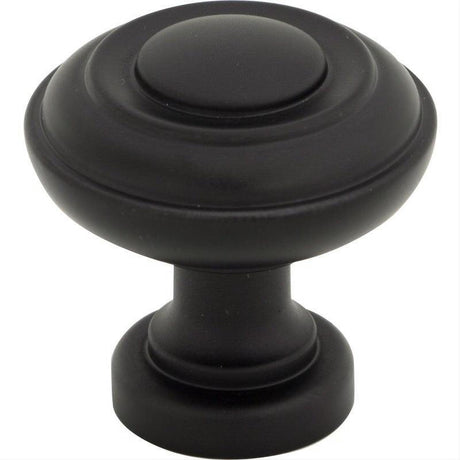 Top Knobs TK3070BLK TK3070 Ulster 1-1/4" Diameter Cabinet Knob Flat Black