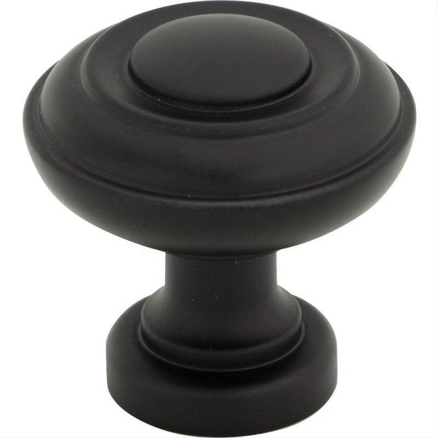 Top Knobs TK3070BLK TK3070 Ulster 1-1/4" Diameter Cabinet Knob Flat Black
