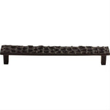 Top Knobs TK307CB TK307 Cobblestone 7 9/16" Center to Center Bar Pull Coal Black