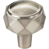 Top Knobs TK3080BSN TK3080 Kingsmill 1-1/4" Diameter Cabinet Knob Brushed Satin Nickel