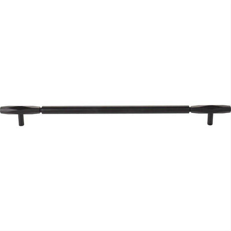 Top Knobs TK3086BLK TK3086 Kingsmill 12" Centers Bar Pull Flat Black