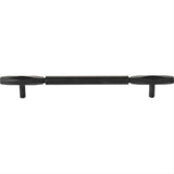 Top Knobs TK3088BLK TK3088 Kingsmill 18" Centers Cabinet Pull / Appliance Pull Flat Black