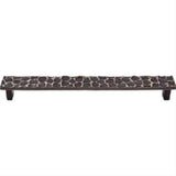 Top Knobs TK308BA TK308 Cobblestone Cabinet Pull 8-13/16" Center to Center Brass Antique