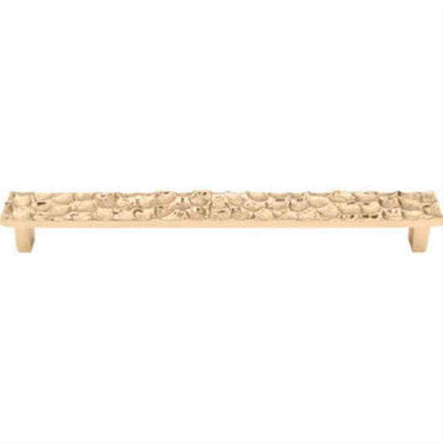 Top Knobs TK308BR TK308 Cobblestone Cabinet Pull 8-13/16" Center to Center Polished Brass