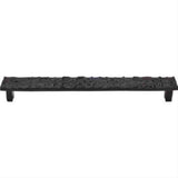 Top Knobs TK308CB TK308 Cobblestone Cabinet Pull 8-13/16" Center to Center Coal Black