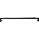 Top Knobs TK3096BLK TK3096 Cumberland 12" Centers Bar Pull Flat Black