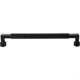 Top Knobs TK3097BLK TK3097 Cumberland 12" Centers Cabinet Pull / Appliance Pull Flat Black