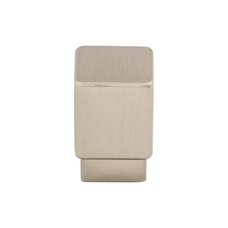 Top Knobs TK31BSN Tapered 3/4" Length Square Knob Brushed Satin Nickel