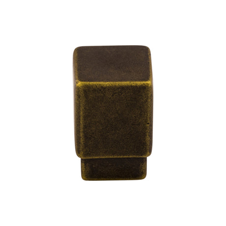 Top Knobs TK31GBZ Tapered 3/4" Length Square Knob German Bronze