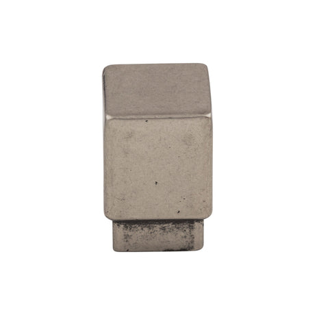 Top Knobs TK31PTA Tapered 3/4" Length Square Knob Pewter Antique