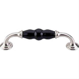 Top Knobs TK310BSN Ceramic D-Pull 5-1/16" Center to Center Brushed Satin Nickel