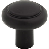 Top Knobs TK3110BLK TK3110 Clarence 1-1/4" Diameter Cabinet Knob Flat Black