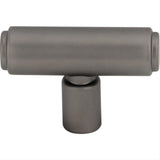 Top Knobs TK3111AG TK3111 Clarence 2" Length Bar Cabinet Knob Ash Gray