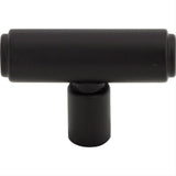Top Knobs TK3111BLK TK3111 Clarence 2" Length Bar Cabinet Knob Flat Black