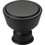 Top Knobs TK3120BLK TK3120 Ormonde 1-3/8" Diameter Cabinet Knob Flat Black