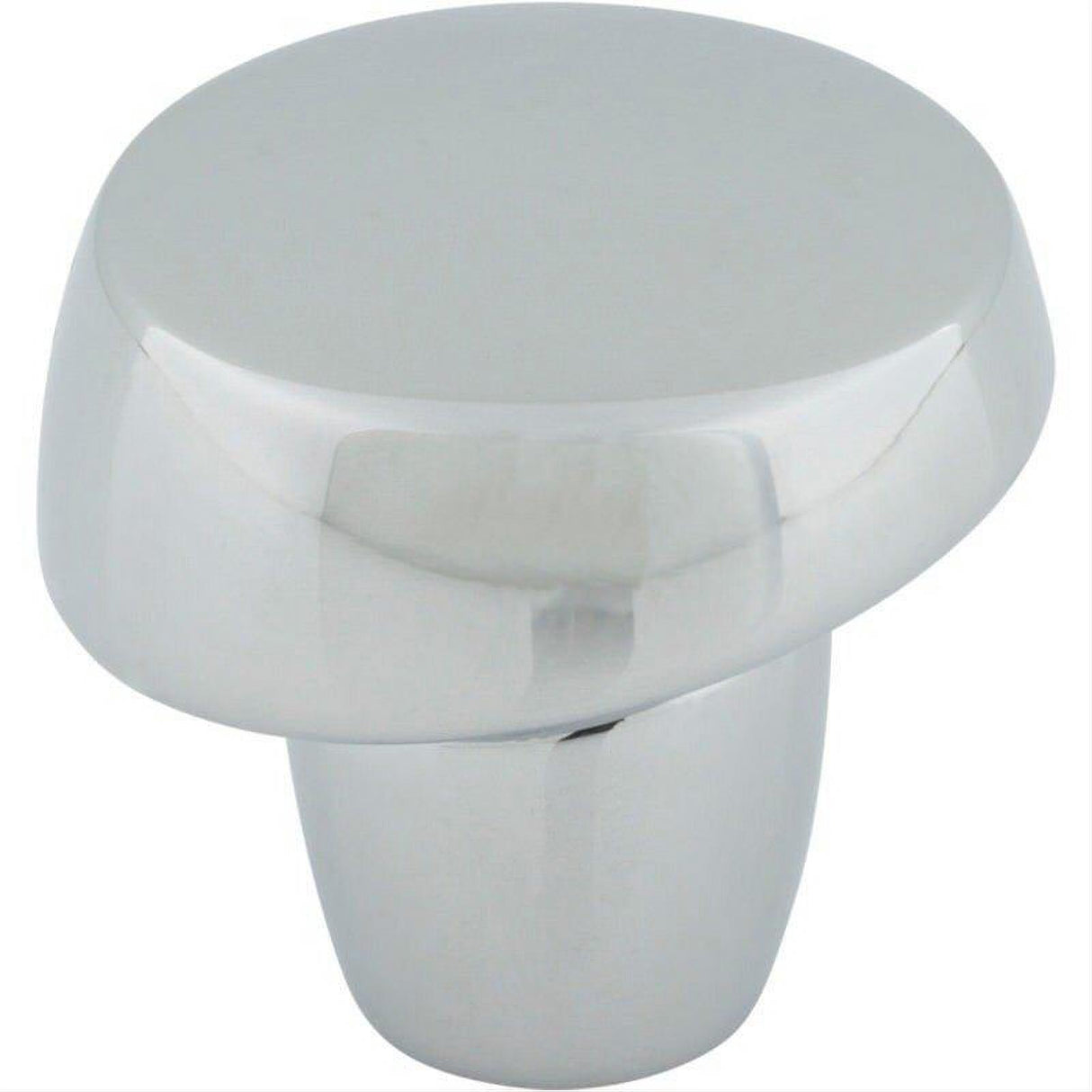 Top Knobs TK3131PC TK3131 Florham Slant Cabinet Knob 1 1/4 Inch Polished Chrome