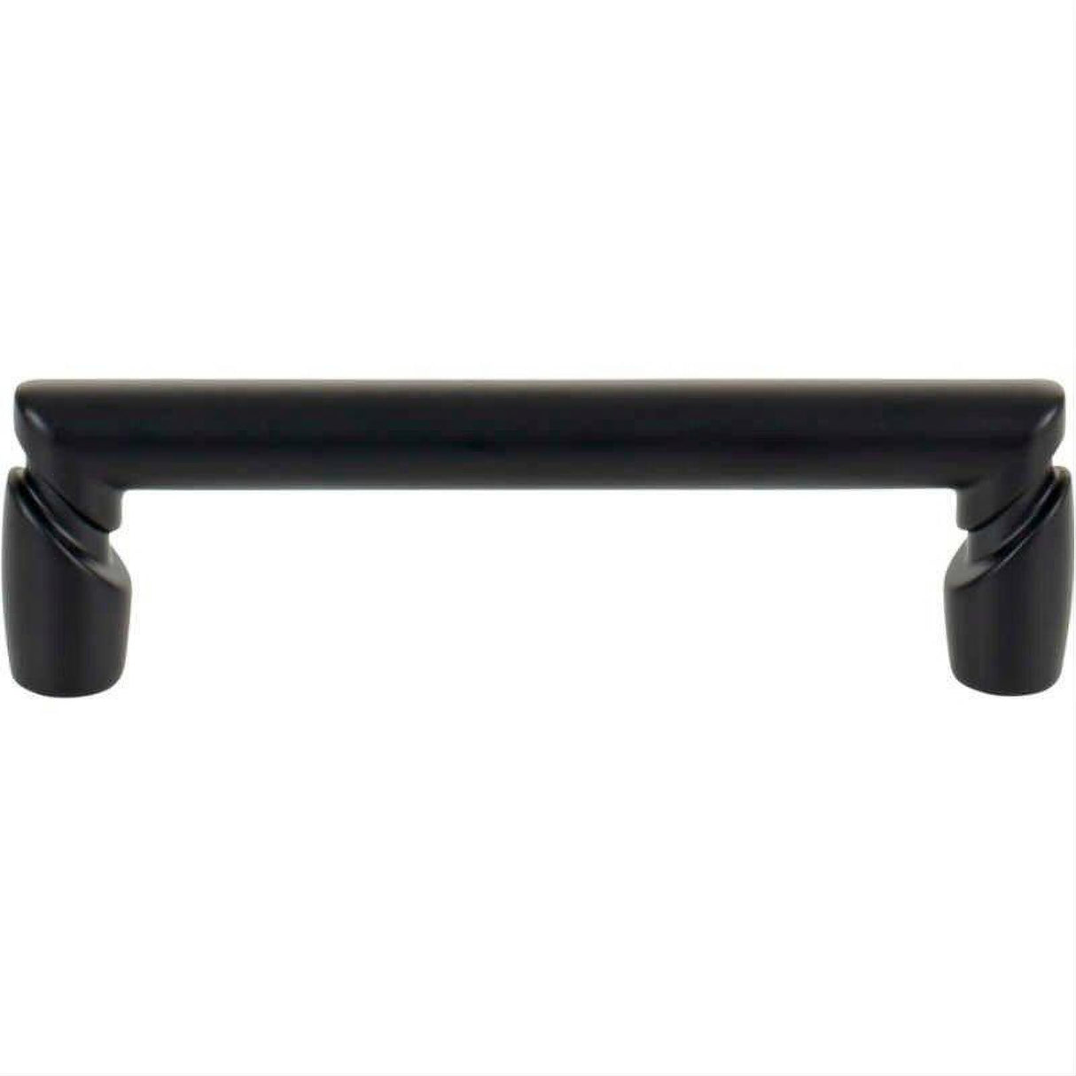 Top Knobs TK3132BLK TK3132 Florham Cabinet Pull 3 3/4 Inch (c-c) Flat Black