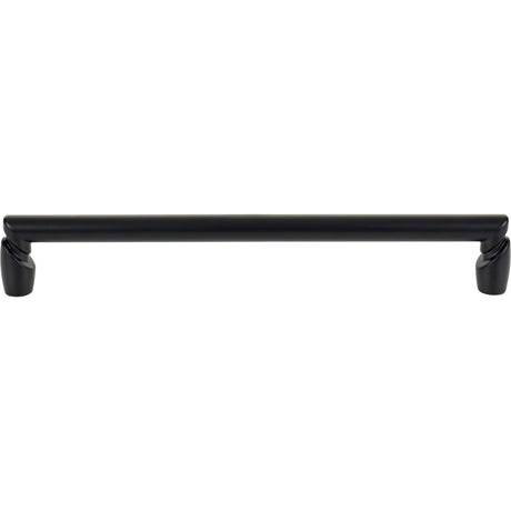 Top Knobs TK3138BLK Florham 12" Center to Center Appliance Pull Flat Black