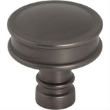 Top Knobs TK3140AG TK3140 Cranford Cabinet Knob 1 1/4 Inch Ash Gray