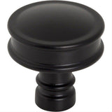 Top Knobs TK3140BLK TK3140 Cranford Cabinet Knob 1 1/4 Inch Flat Black