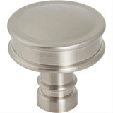Top Knobs TK3140BSN TK3140 Cranford Cabinet Knob 1 1/4 Inch Brushed Satin Nickel