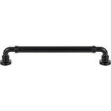 Top Knobs TK3144BLK TK3144 Cranford Cabinet Pull 7 9/16 Inch (c-c) Flat Black