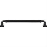 Top Knobs TK3145BLK TK3145 Cranford Cabinet Pull 8 13/16 Inch (c-c) Flat Black