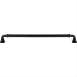 Top Knobs TK3146BLK TK3146 Cranford Cabinet Pull 12 Inch (c-c) Flat Black