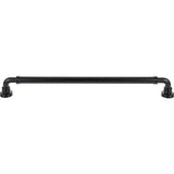 Top Knobs TK3148BLK TK3148 Cranford Cabinet Pull / Appliance Pull 18 Inch (c-c) Flat Black