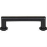 Top Knobs TK3151BLK TK3151 Morris Cabinet Pull 3 3/4 Inch (c-c) Flat Black