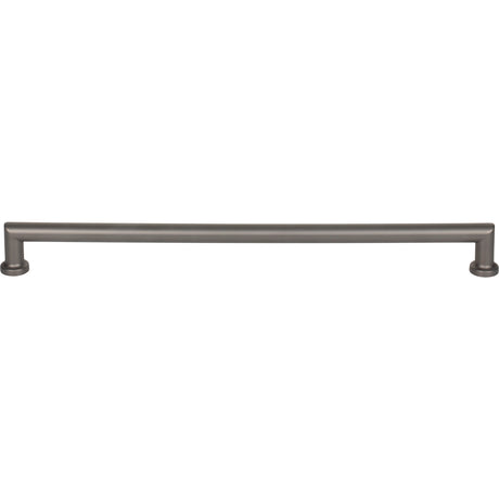 Top Knobs TK3156AG Morris 12" Center to Center Bar Pull Ash Gray