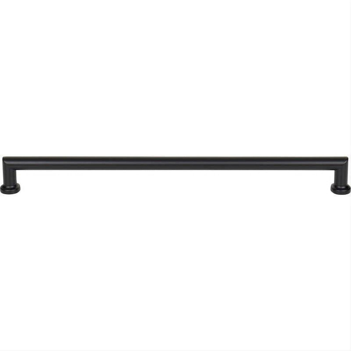Top Knobs TK3156BLK TK3156 Morris Cabinet Pull 12 Inch (c-c) Flat Black