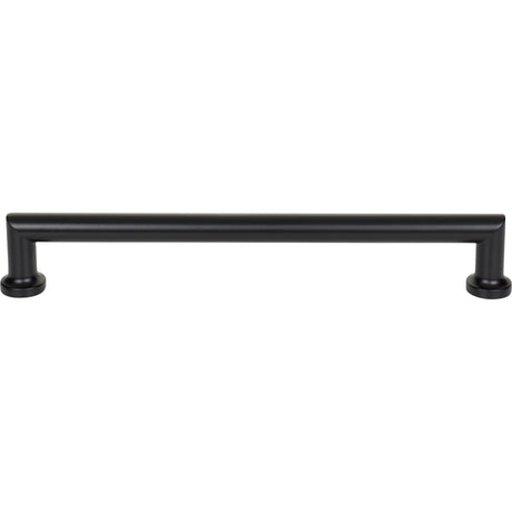 Top Knobs TK3157BLK Morris 12" Center to Center Appliance Pull Flat Black