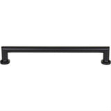 Top Knobs TK3157BLK TK3157 Morris Cabinet Pull / Appliance Pull 12 Inch (c-c) Flat Black
