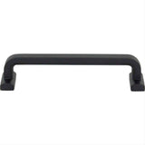 Top Knobs TK3163BLK TK3163 Harrison Cabinet Pull 5 1/16 Inch (c-c) Flat Black