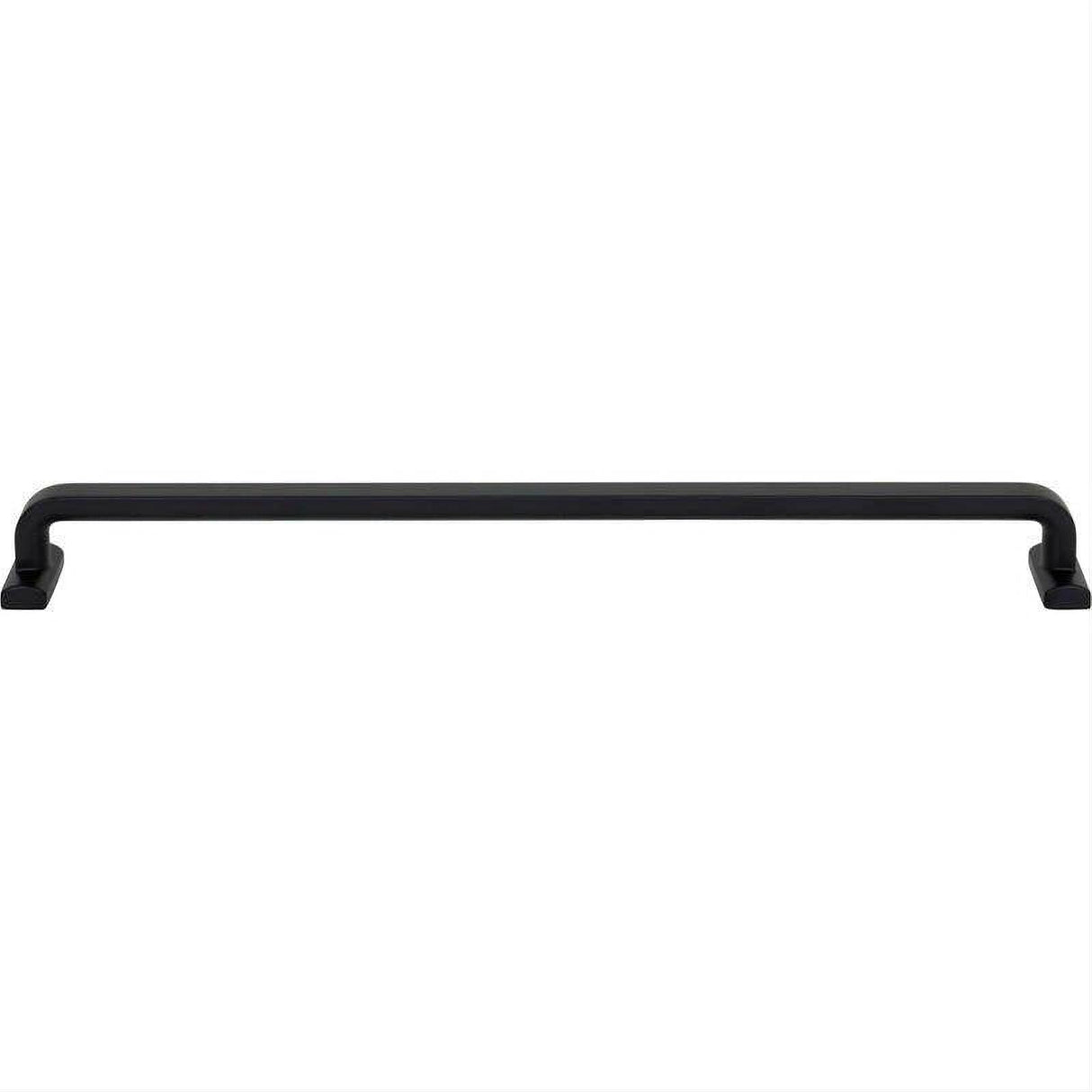 Top Knobs TK3167BLK TK3167 Harrison Cabinet Pull 12 Inch (c-c) Flat Black