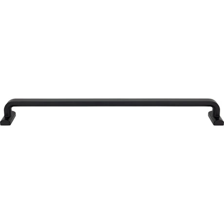 Top Knobs TK3169BLK Harrison 18" Center to Center Appliance Pull Flat Black