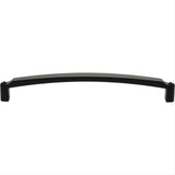 Top Knobs TK3177BLK TK3177 Haddonfield Cabinet Pull / Appliance Pull 12 Inch (c-c) Flat Black