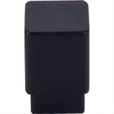 Top Knobs TK31BLK TK31 Tapered Small Square Cabinet Knob 3/4" Flat Black