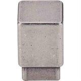 Top Knobs TK31PTA TK31 Tapered Small Square Cabinet Knob 3/4" Pewter Antique