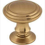 Top Knobs TK320HB TK320 Reeded 1-1/4" Cabinet Knob Honey Bronze