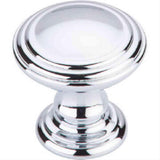 Top Knobs TK320PC TK320 Reeded 1-1/4" Cabinet Knob Polished Chrome